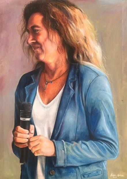 Hyper realistic portrait by Simon Erhimu