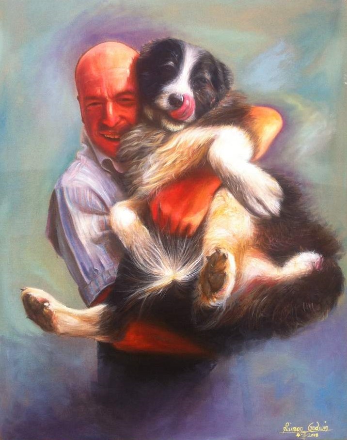 Hyperrealistic oil portrait by Simon Erhimu